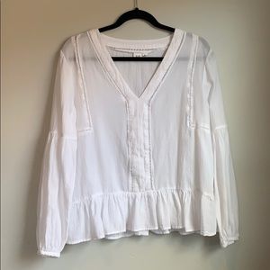 GAP white BOHO top